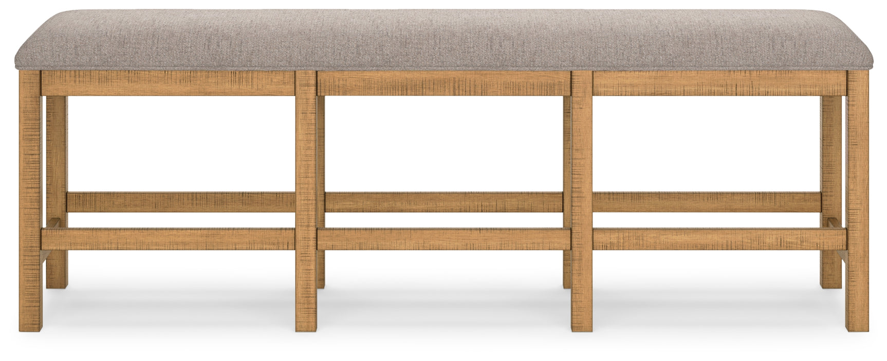 Havonplane Brown Counter Height Dining Table and 6 Barstools and Bench with Storage