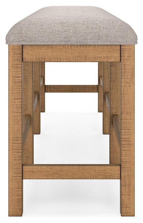 Havonplane Brown 72" Counter Height Dining Bench - Ella Furniture