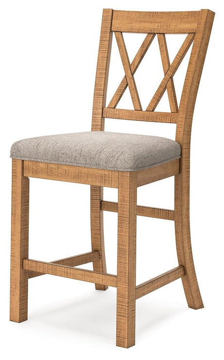 Havonplane Brown Counter Height Barstool - Ella Furniture