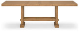 Havonplane Brown Counter Height Dining Table and 6 Barstools and Bench with Storage
