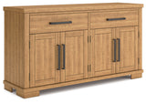 Havonplane Brown Counter Height Dining Table and 4 Barstools with Storage
