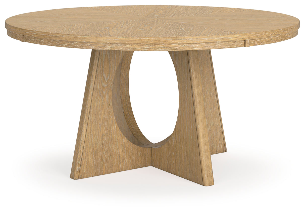Rencott Light Brown Dining Table