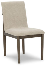 Arkenton Grayish Brown/beige Dining Chair - Ella Furniture