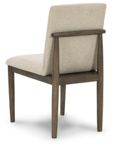 Arkenton Grayish Brown/beige Dining Chair - Ella Furniture
