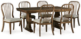 Sturlayne Brown Dining Table and 6 Chairs