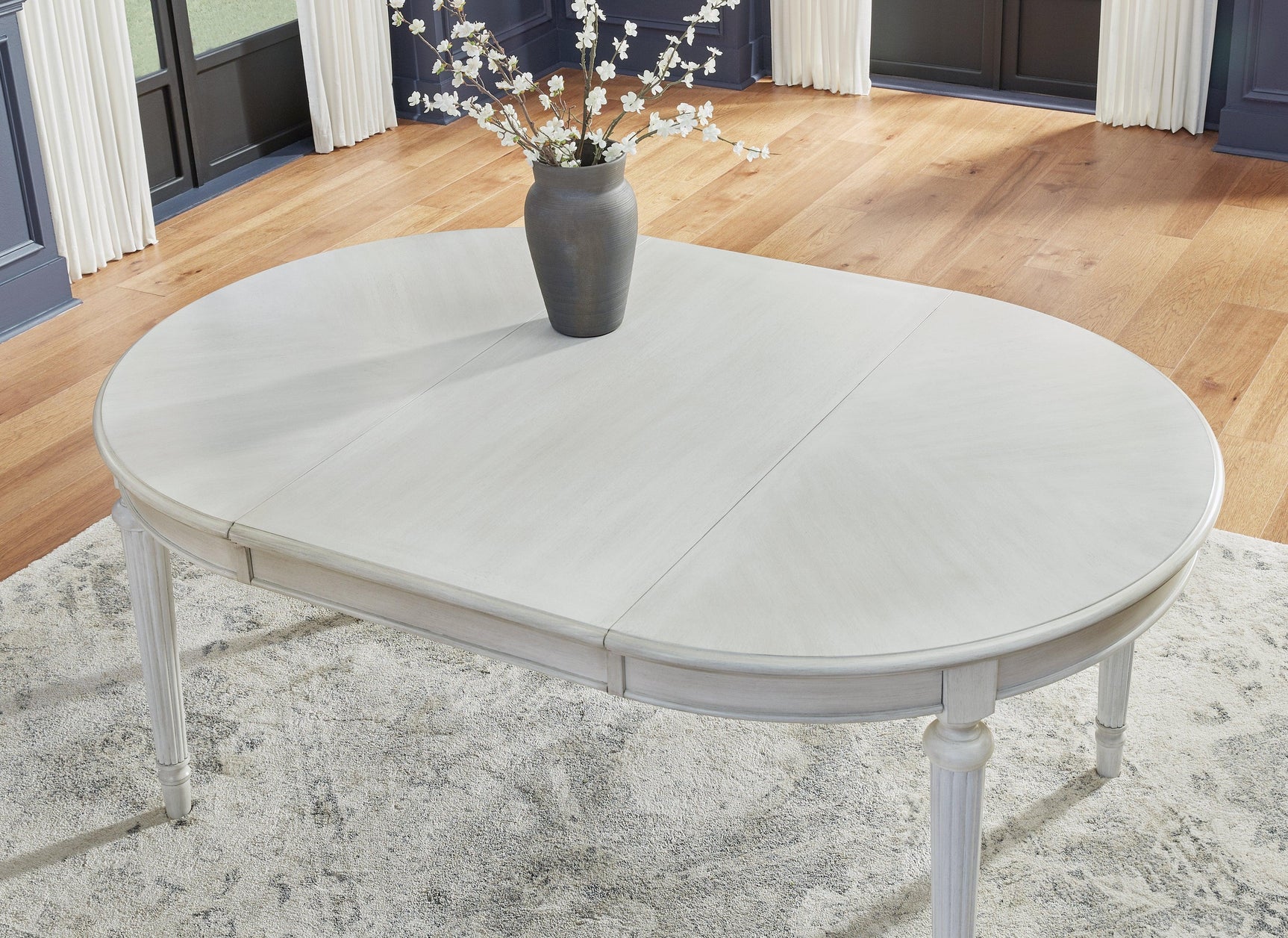 Montelaine Antique White Dining Extension Table