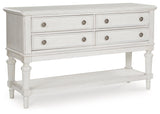 Montelaine Antique White Dining Server
