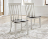 Darborn Gray/brown Dining Chair - Ella Furniture