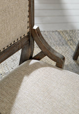 Wyndahl Rustic Brown Dining Chair - Ella Furniture