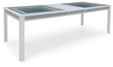 Chalanna White Dining Extension Table