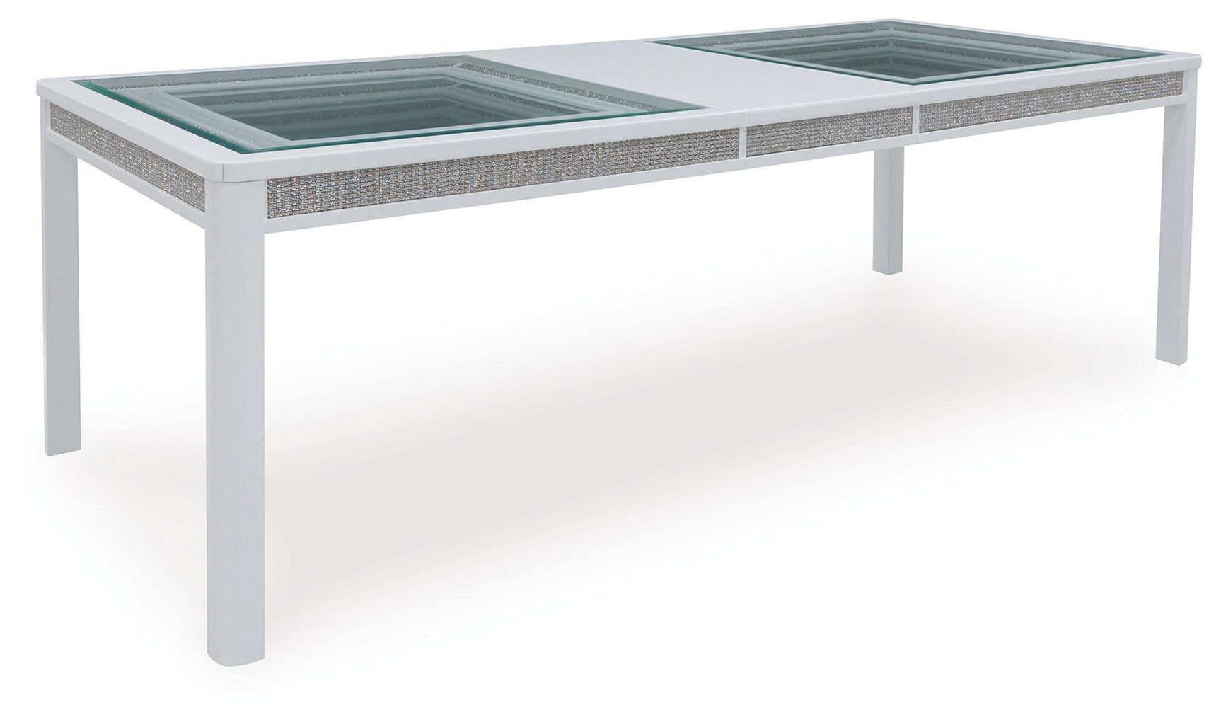 Chalanna White Dining Extension Table