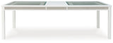 Chalanna White Dining Extension Table