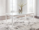 Chalanna White Dining Extension Table