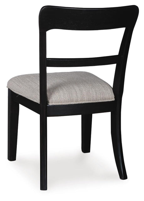Greddinton Black Dining Chair view 5