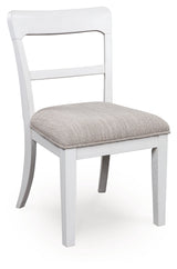 Greddinton White Dining Chair
