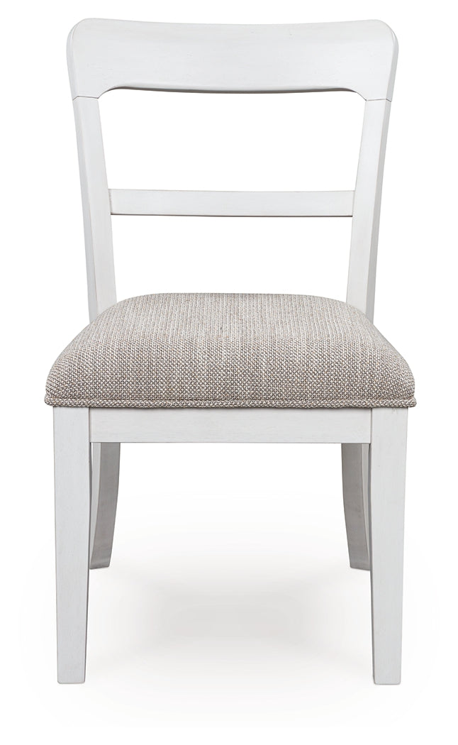 Greddinton White Dining Chair
