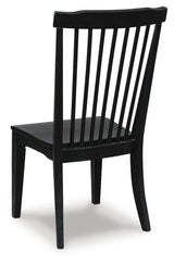 Greddinton Black Dining Chair