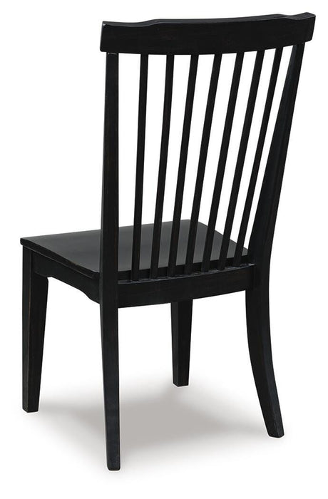 Greddinton Black Dining Chair view 5