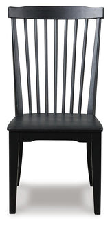 Greddinton Black Dining Chair view 3