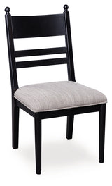 Greddinton Black Dining Chair
