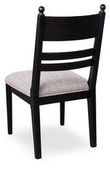 Greddinton Black Dining Chair