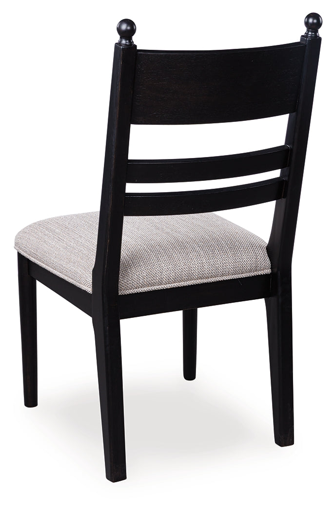 Greddinton Black Dining Chair