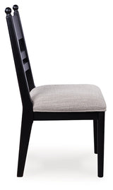 Greddinton Black Dining Chair