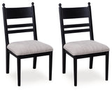 Greddinton Black Dining Chair