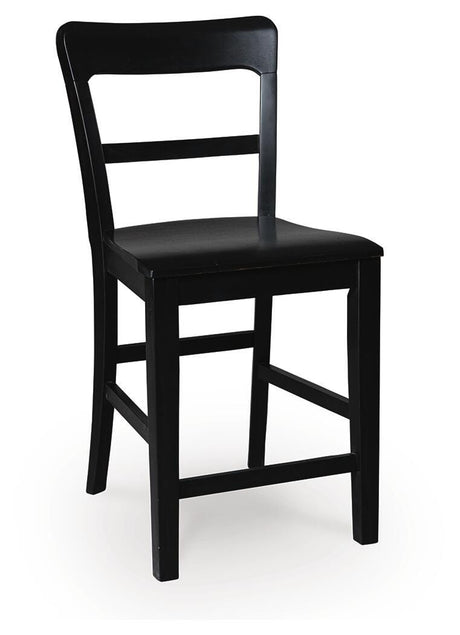 Greddinton Black Counter Height Barstool from Ella Furniture