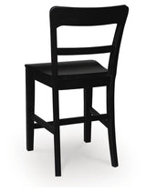 Greddinton Black Counter Height Barstool