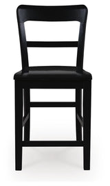 Greddinton Black Counter Height Barstool