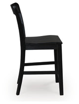 Greddinton Black Counter Height Barstool