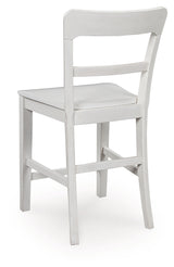 Greddinton White Counter Height Barstool