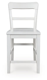 Greddinton White Counter Height Barstool