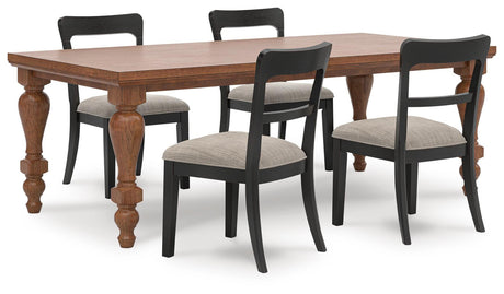 Greddinton Brown Dining Set view 5
