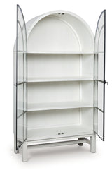 Greddinton White Display Cabinet