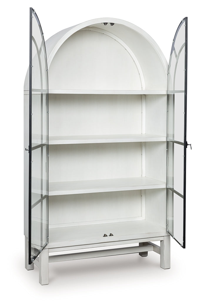 Greddinton White Display Cabinet
