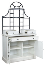 Greddinton White Baker's Rack