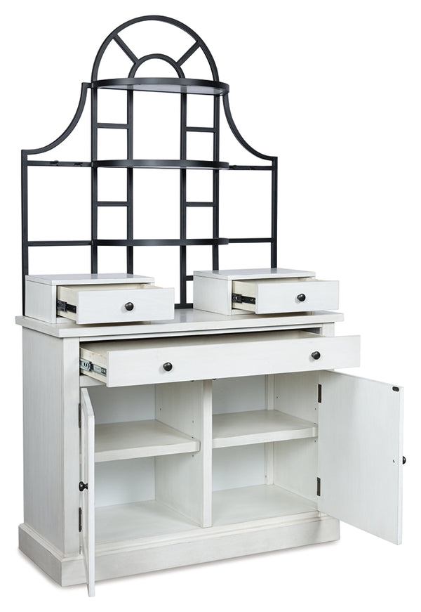 Greddinton White Baker's Rack