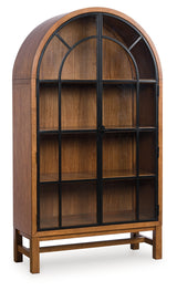 Greddinton Brown/Black Display Cabinet