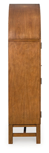 Greddinton Brown/Black Display Cabinet