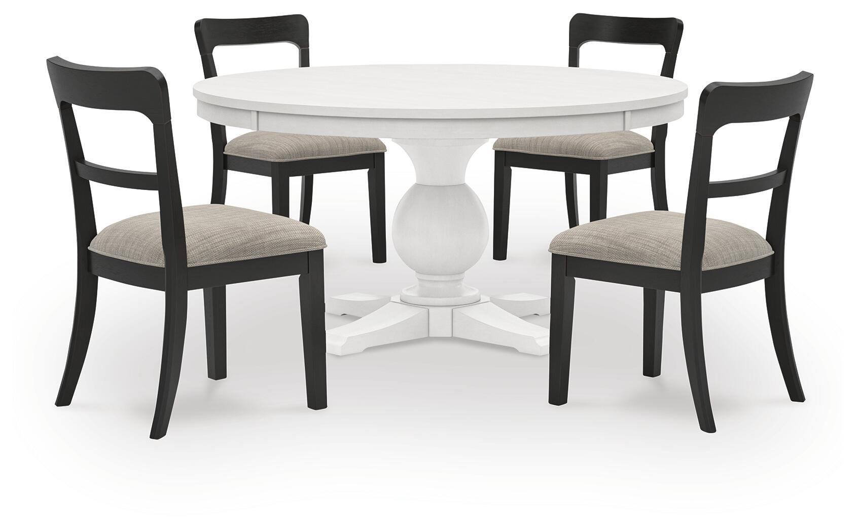 Greddinton White Dining Set view 2
