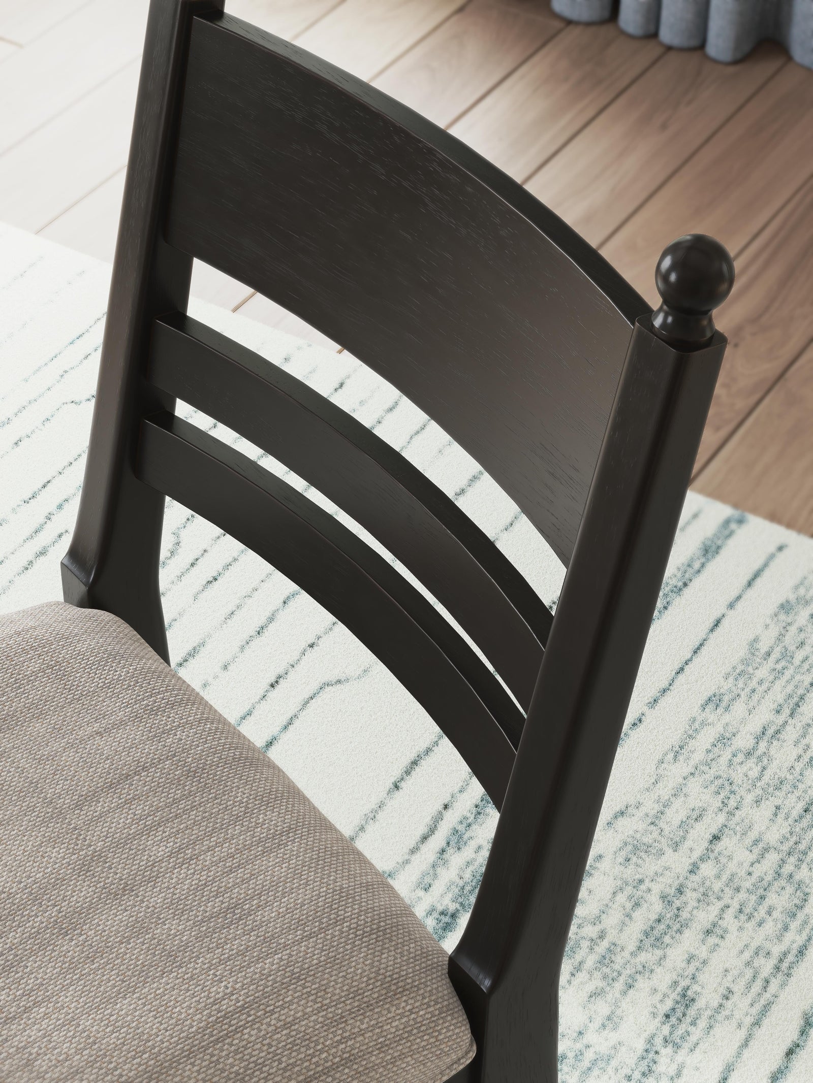 Greddinton Brown Counter Height Dining Table and 6 Barstools