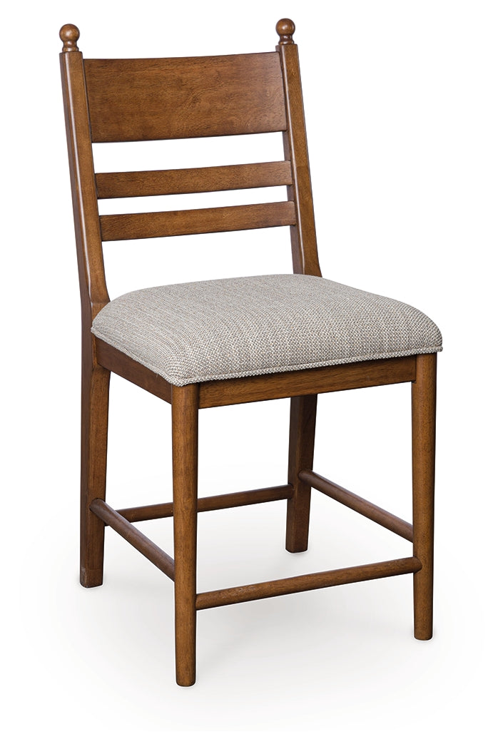 Greddinton Brown Counter Height Barstool