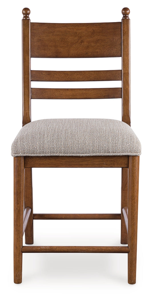 Greddinton Brown Counter Height Barstool
