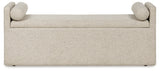 Galliden Beige 62" Dining Bench