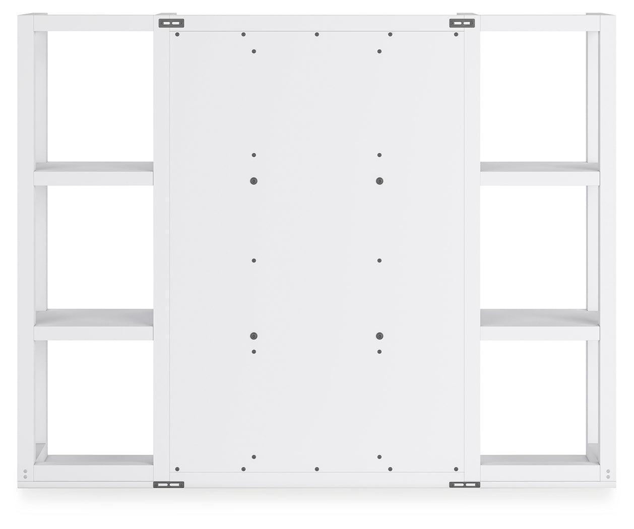 Ashbryn White Natural Dining Hutch