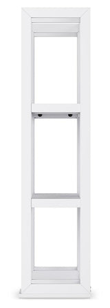 Ashbryn White Natural Dining Hutch