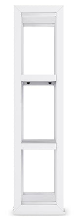 Ashbryn White Natural Dining Hutch