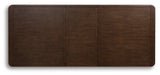 Dilenno Dark Brown Dining Extension Table